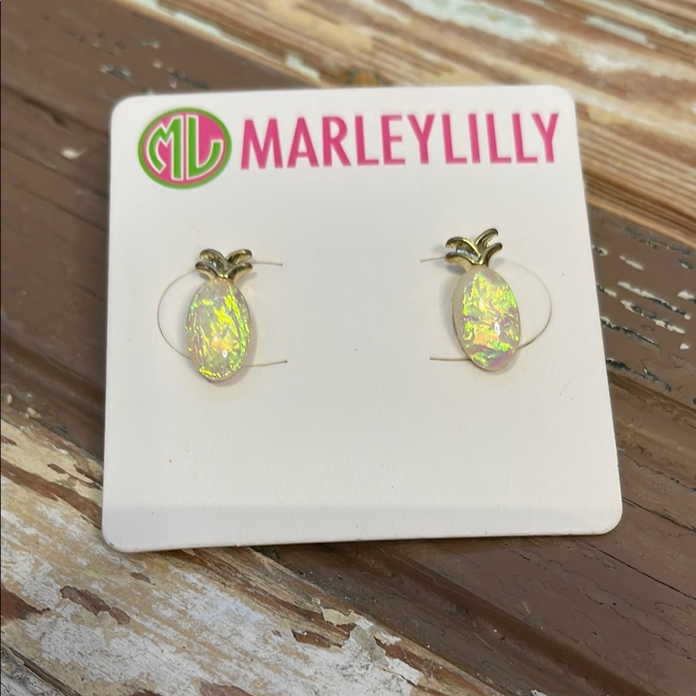 🔥 SALE MARLEYLILLY Opal Pineapple Earrings